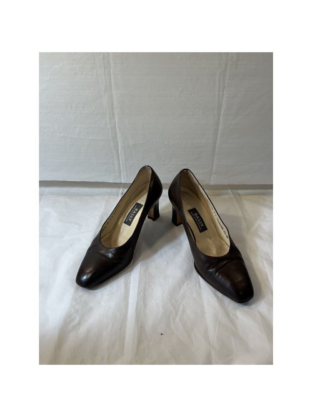 Bally Marggiore Leather pump brown Womens Size 5 - Picture 1 of 16